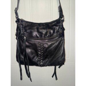 Lucky Brand Black Leather Crossbody Bag